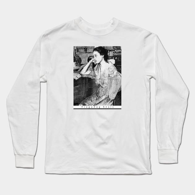 Vintage Filipina of Old Manila  #tugudug beats Long Sleeve T-Shirt by kickassfeminin